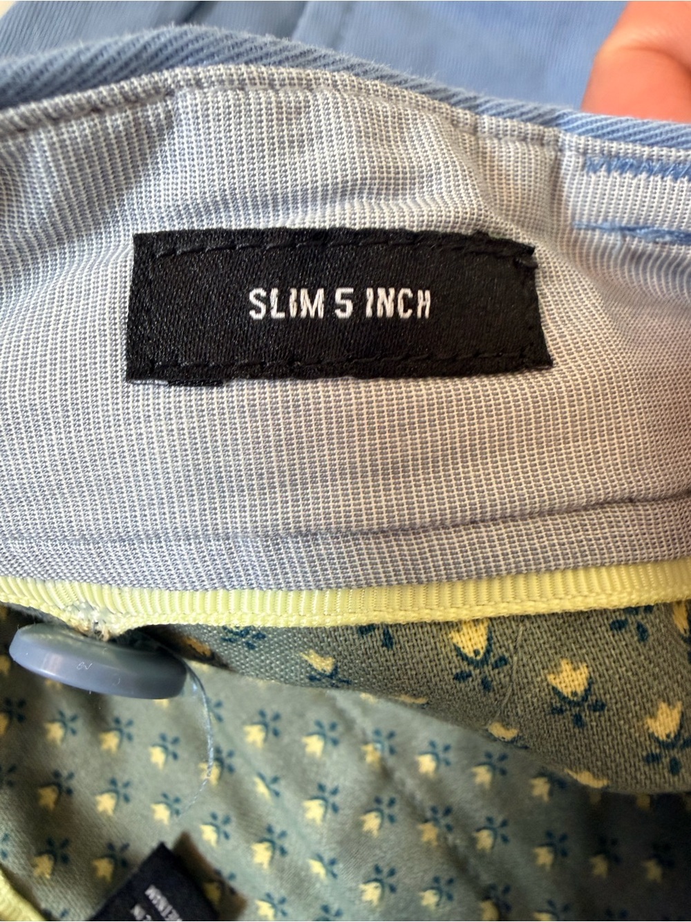 Bonobos Slim Fit Chino Shorts Blue | Men’s 29 | 5” Inseam | Excellent Condition - Picture 4 of 5